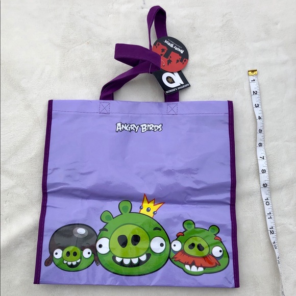 NWT Angry Birds Tote Bag Recyclable - Picture 4 of 5